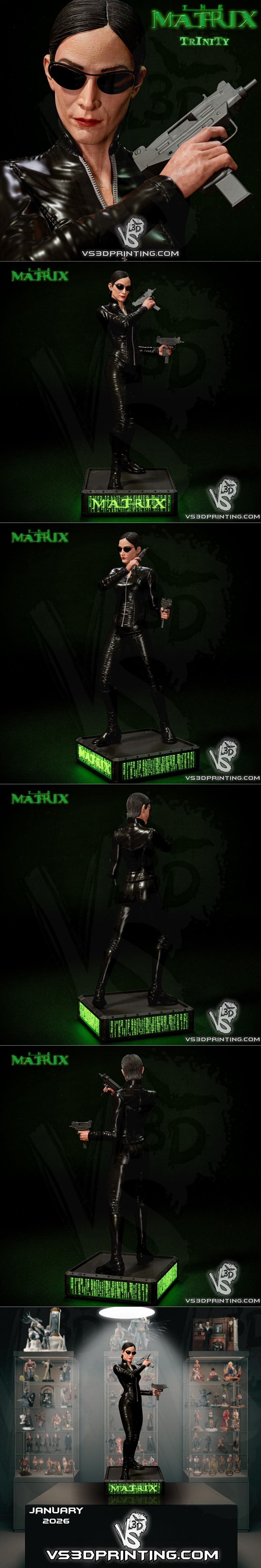 VS3D – 信任之矩阵 – 3D打印模型|VS3D – Trinity – The Matrix – 3D Print Model STL