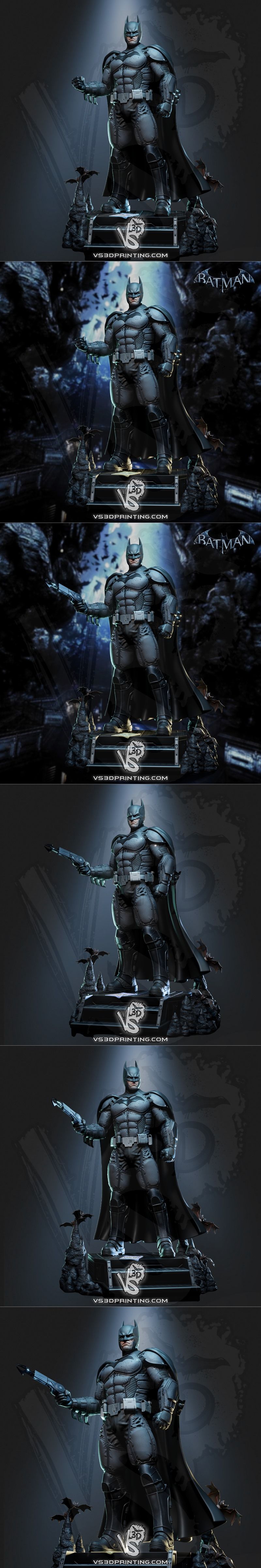 VS3D –  Arkham起源 – 阿尔卡姆起源蝙蝠侠3D打印模型|VS3D – Batman Arkham Origins – 3D Print Model STL