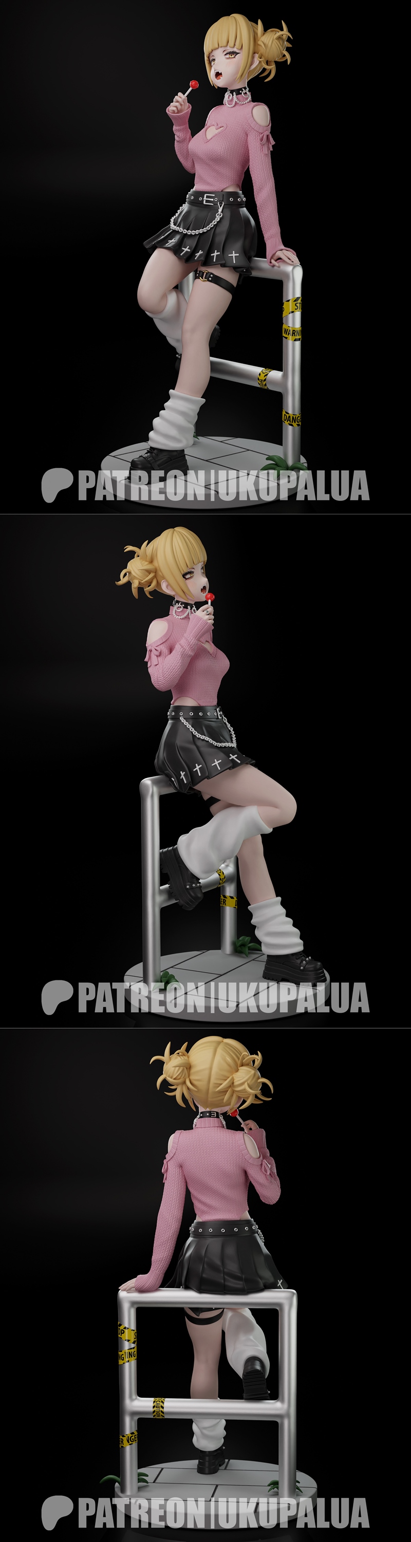 乌鸦拉亚 - 时崎狂三 - 3D打印模型|Ukupalua – Himiko Toga – Boku no Hero – 3D Print Model STL