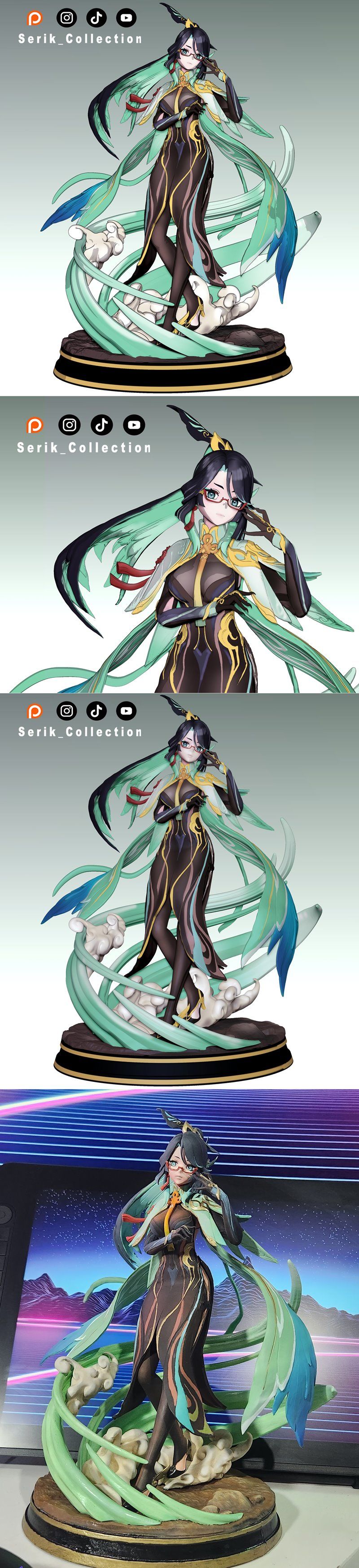 赛瑞克收藏 - 仙云 - 3D打印模型|Serik Collection – Xianyun – 3D Print Model STL