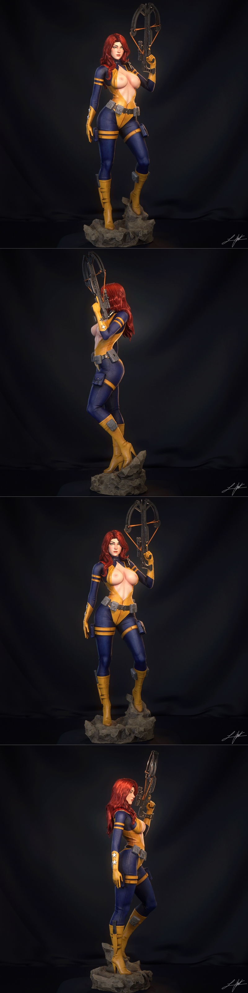 Abe3D-Scarlett 3D打印模型|Abe3D – Scarlett NSFW Version – 3D Print Model STL
