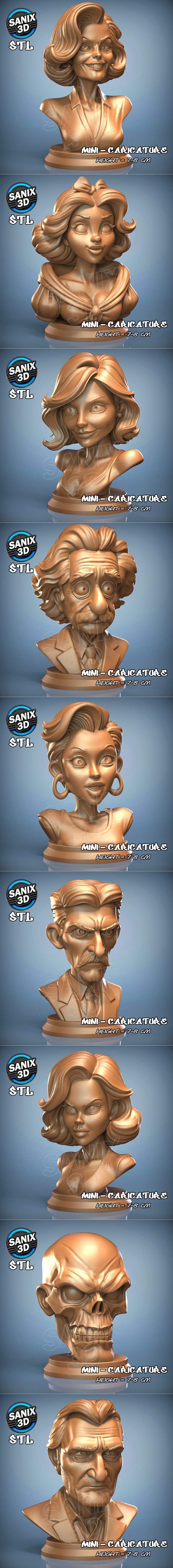 Sanix – 《迷你圣诞》3D打印模型|Sanix – Minis December 2025 – 3D Print Model STL