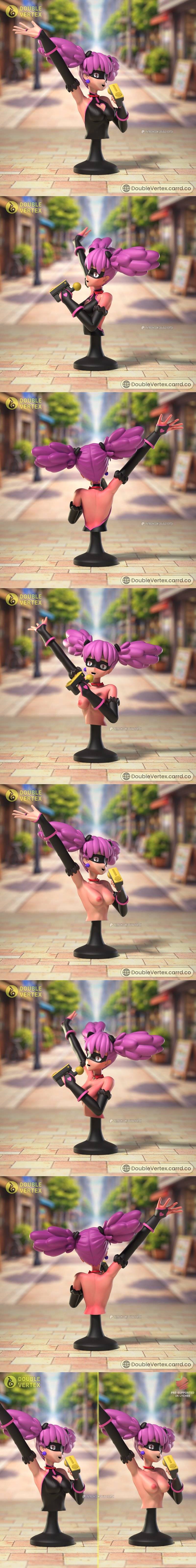 英雄联盟3D打印模型：Kazuho POP-STEP Haneyama - 勇敢的反派角色 bust 形态|Kazuho POP-STEP Haneyama – Vigilante – Boku no Hero Academia Illegals Bust Figure – 3D Print Model STL