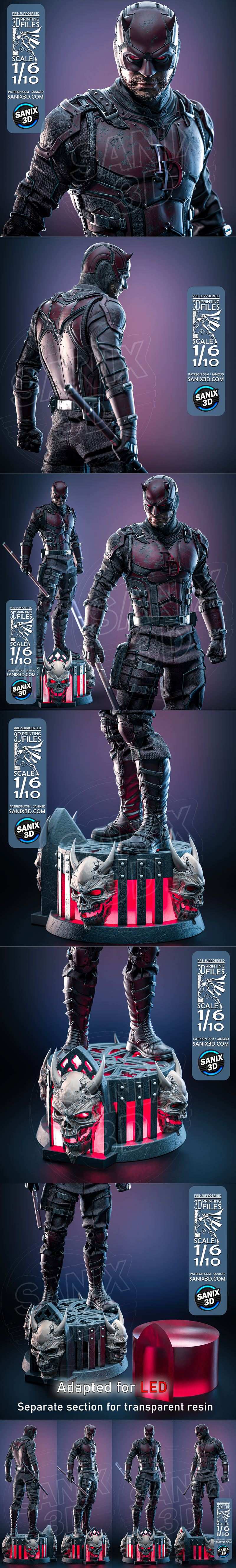 Sanix – 勇者 – 3D打印模型|Sanix – Daredevil – 3D Print Model STL