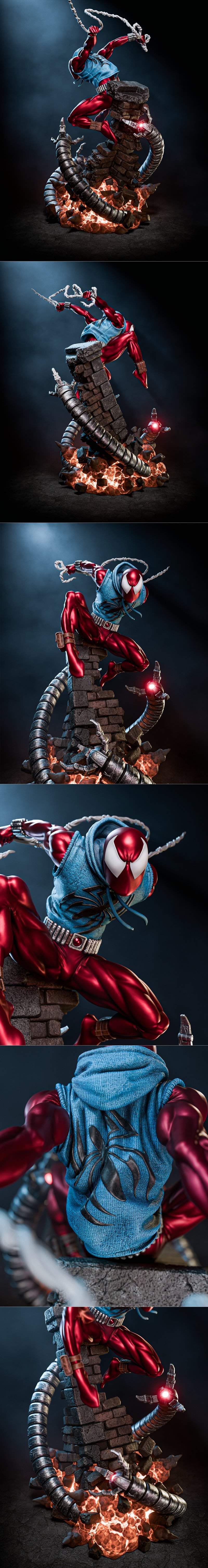 CA 3D工作室 - 红色蜘蛛侠 - 3D打印模型|CA 3D Studios – Scarlet Spider – 3D Print Model STL