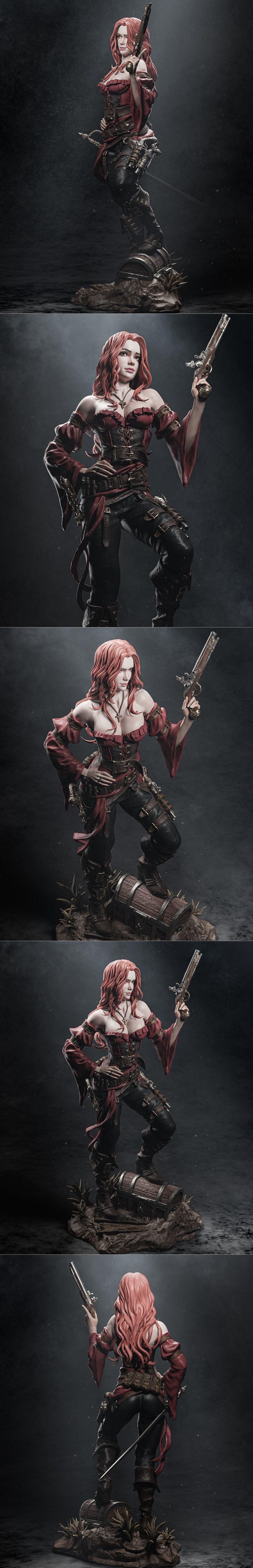 CA 3D Studios - 航海家 - 玩具海盗模型|CA 3D Studios – Pirate – 3D Print Model STL