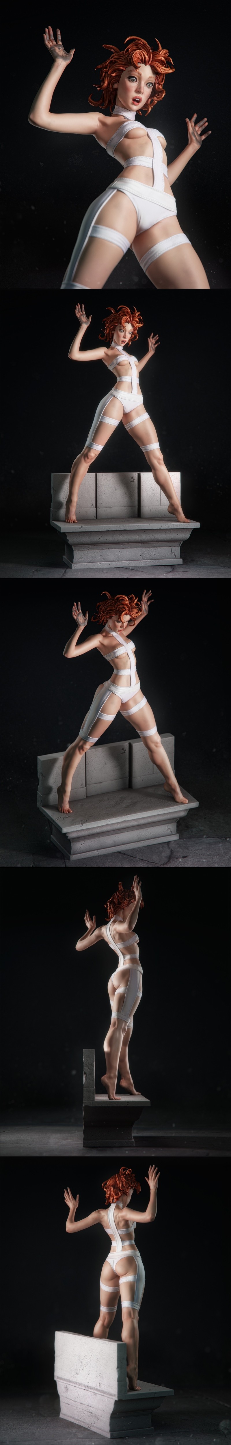 CA 3D Studios - Leeloo - 3D打印模型|CA 3D Studios – Leeloo – 3D Print Model STL