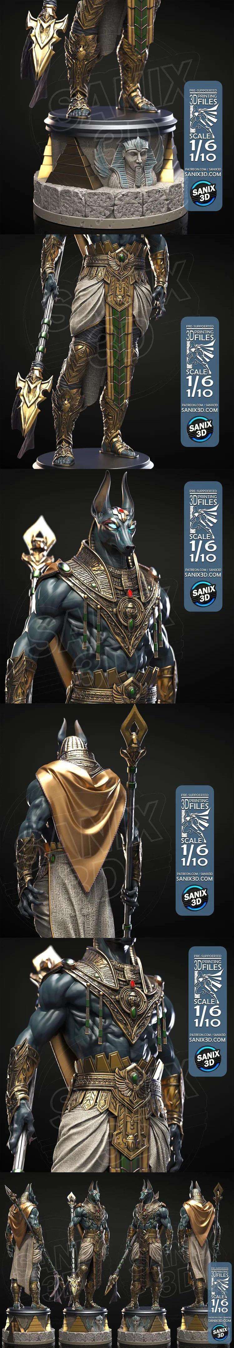 Sanix - Anubis - 3D打印模型|Sanix – Anubis – 3D Print Model STL