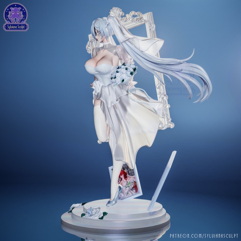 赛琳娜雕塑·尼凯· Cinderella·3D打印模型|Sylviana Sculpt – NIKKE – Cinderella – 3D Print Model