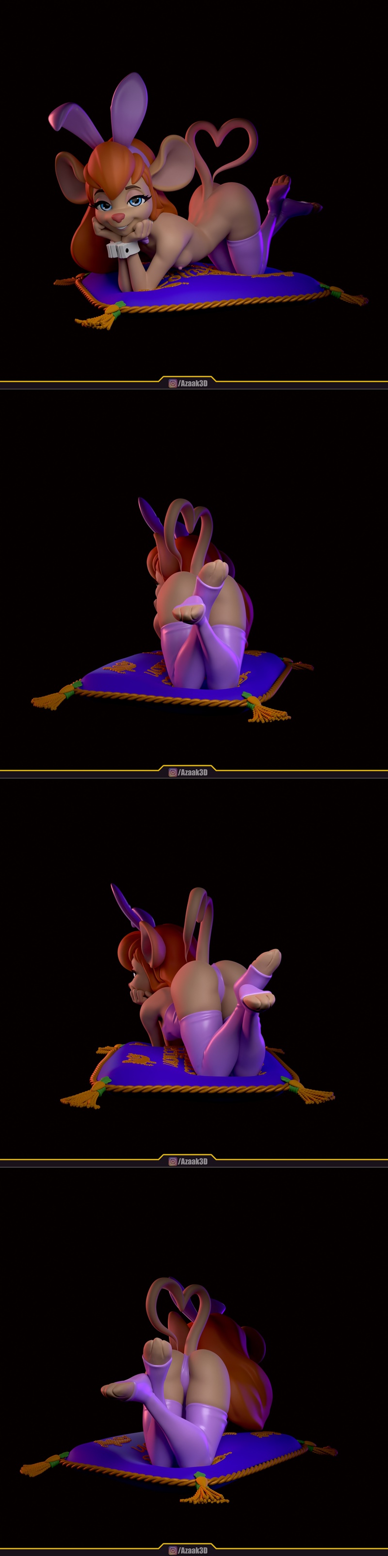 3D打印模型：Bunnysuit角色造型|Gadget – Bunnysuit – 3D Print Model STL