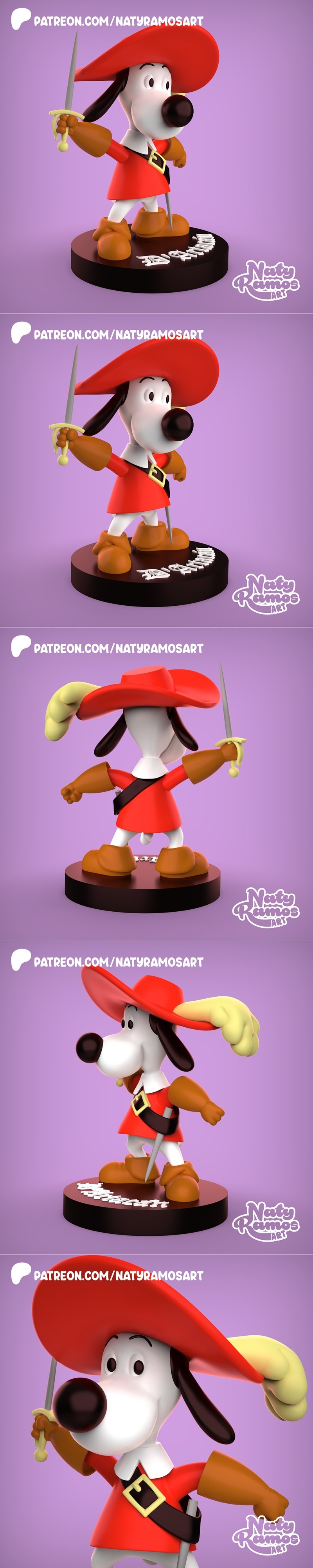 Naty Ramos - Dartacan - 3D打印模型|Naty Ramos – Dartacan – 3D Print Model STL