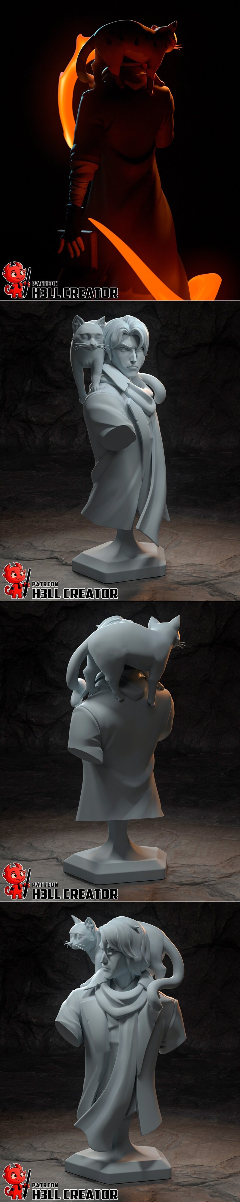 H3LL创作者-凯尔布·威多加斯特-3D打印模型|h3LL creator – Caleb Widogast – 3D Print Model STL