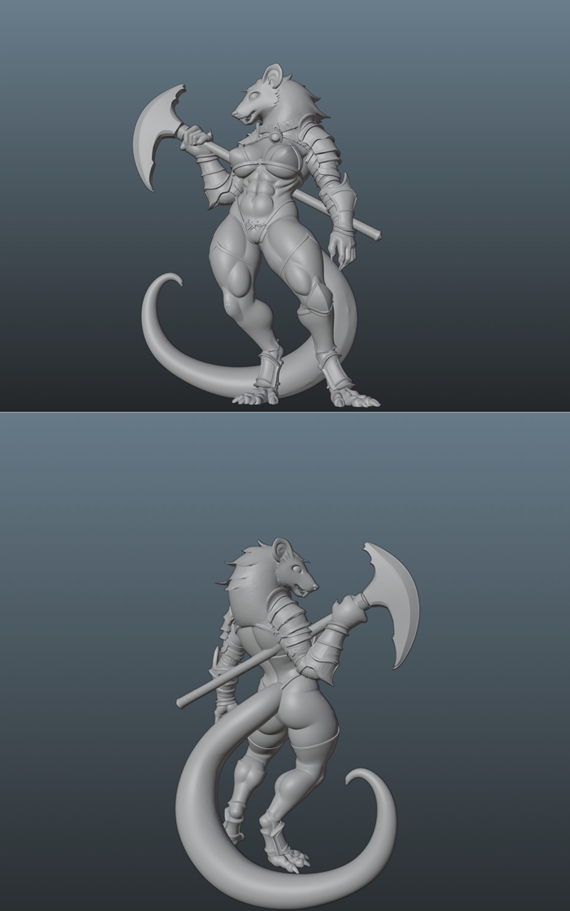 Axe Verminess 3D打印模型|Axe Verminess – 3D Print Model STL