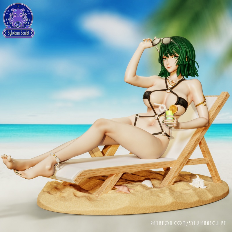 Sylviana雕塑·一拳超人·藤丸立香·3D打印模型|Sylviana Sculpt – One Punch Man – Fubuki – 3D Print Model