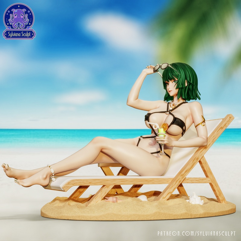 Sylviana雕塑·一拳超人·藤丸立香·3D打印模型|Sylviana Sculpt – One Punch Man – Fubuki – 3D Print Model