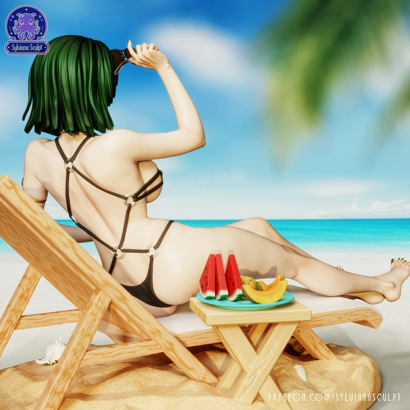 Sylviana雕塑·一拳超人·藤丸立香·3D打印模型|Sylviana Sculpt – One Punch Man – Fubuki – 3D Print Model