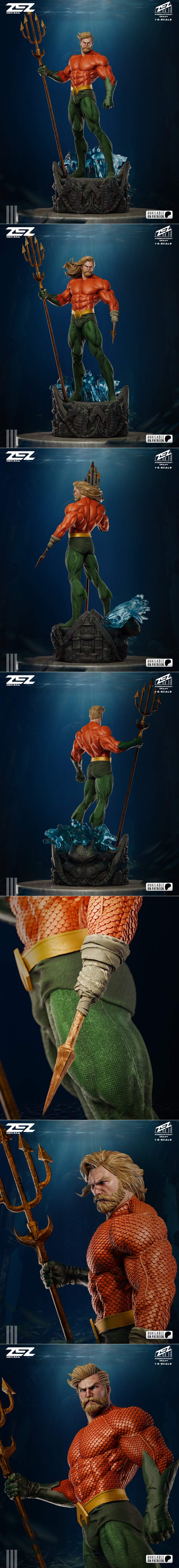 ZEZ工作室出品——水之王阿奎曼3D打印模型|ZEZ Studio – Aquaman Museum – 3D Print Model STL