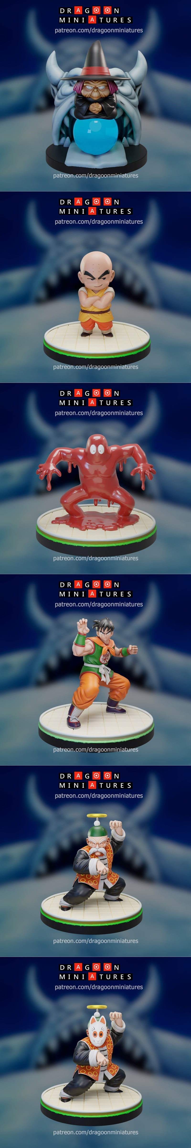 龙族迷你模型 - 第39期 乌鸦预言者包 - 3D打印模型|Dragoon Miniatures – Term 39 – Uranai Baba Pack – 3D Print Model STL