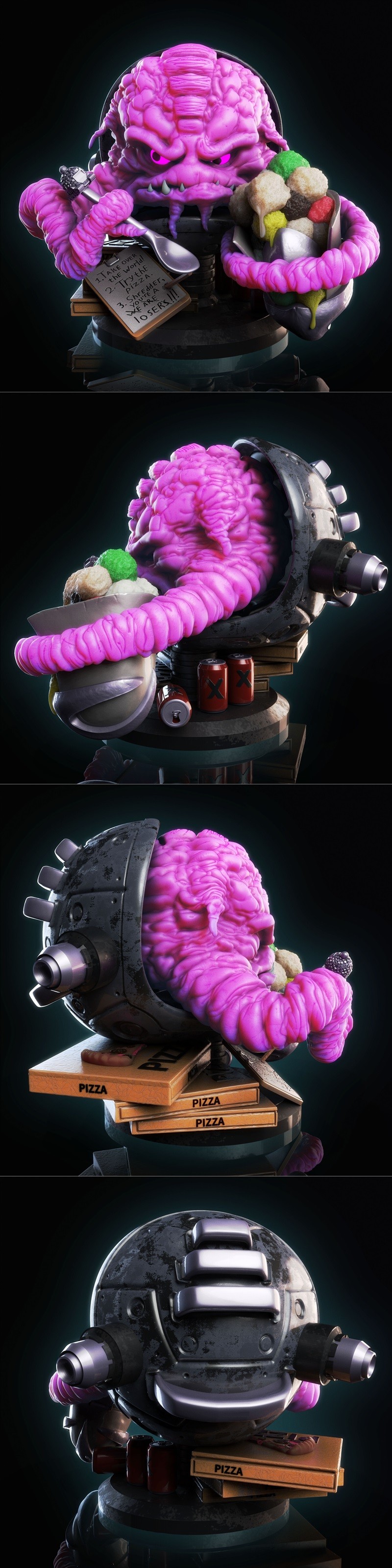 AJKalobas – Krang – 3D打印模型|AJKalobas – Krang – 3D Print Model STL