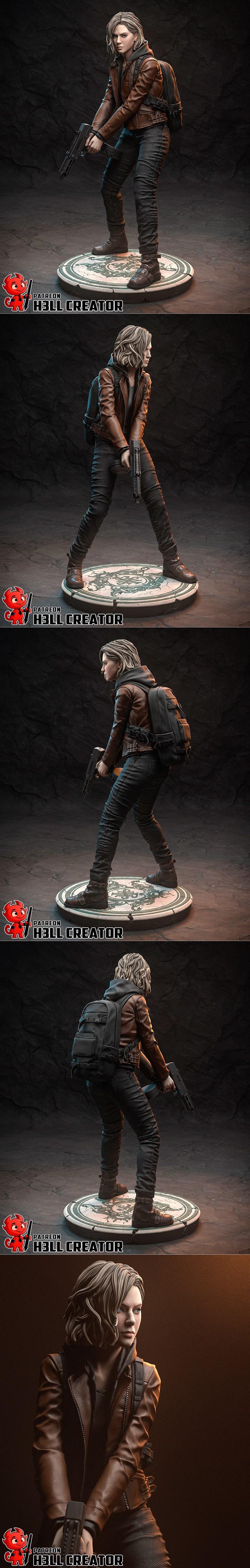 H3LL创作者 - 格蕾丝·阿什克罗夫特 - 3D打印模型|h3LL creator – Grace Ashcroft – 3D Print Model STL