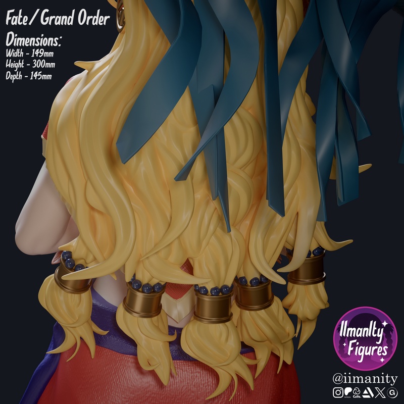 奎兹科atl（Fate Grand Order）3D打印模型|Quetzalcoatl (Fate Grand Order) – 3D Print Model