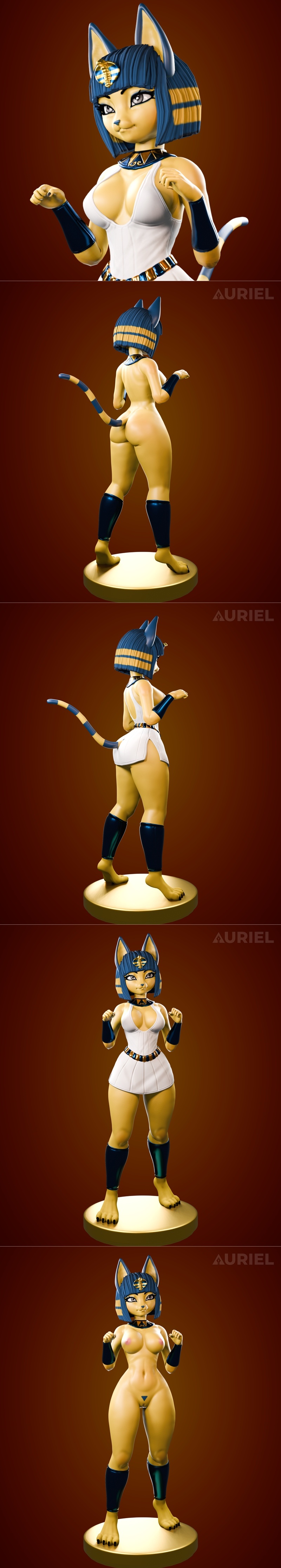 Auriel - Ankha 3D打印模型|Auriel – Ankha – 3D Print Model STL