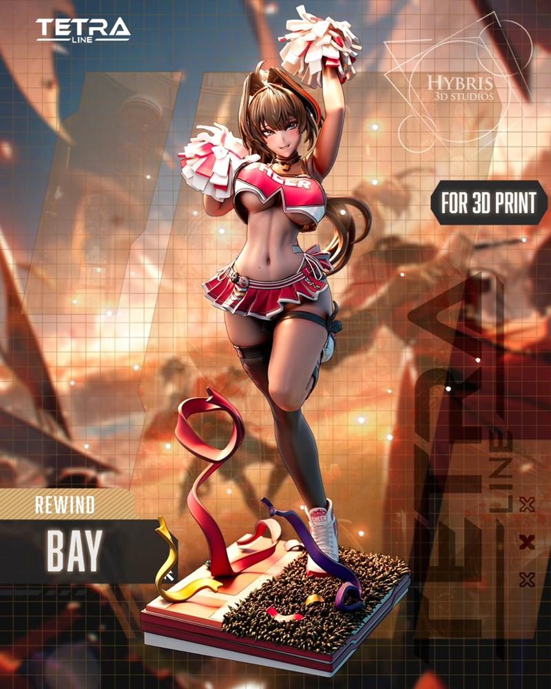 Hybris Studios《尼基》贝亚 3D打印模型 STL|Hybris Studios – Nikke – Bay – 3D Print Model STL