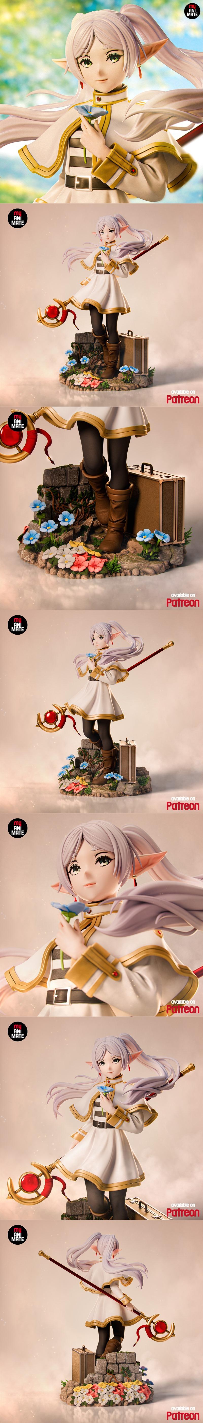 MyAnimate - 《Frieren》3D打印模型|MyAnimate – Frieren (Beyond Journey’s End) – 3D Print Model STL