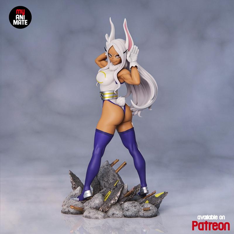 我的英雄学院 - 米尔科 - 3D打印模型|MyAnimate – Mirko (Boku no Hero) – 3D Print Model STL