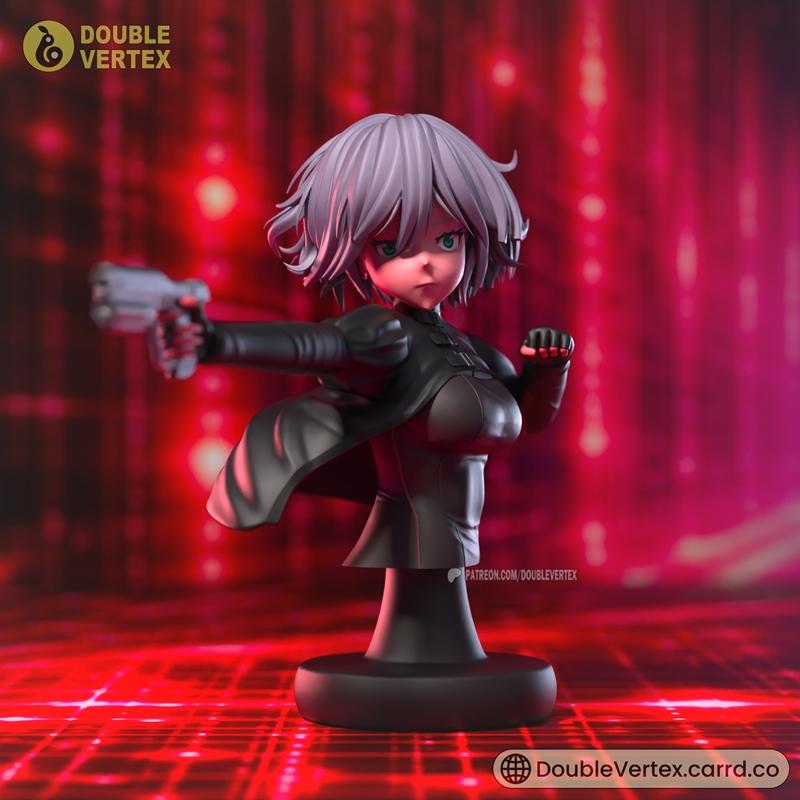 双顶点——阿尔玛——EX-ARM躯干——3D打印模型|Double Vertex – Alma – EX-ARM Bust – 3D Print Model STL