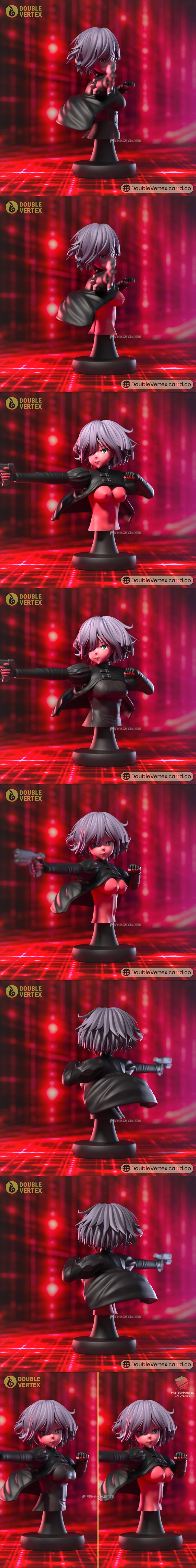 双顶点——阿尔玛——EX-ARM躯干——3D打印模型|Double Vertex – Alma – EX-ARM Bust – 3D Print Model STL
