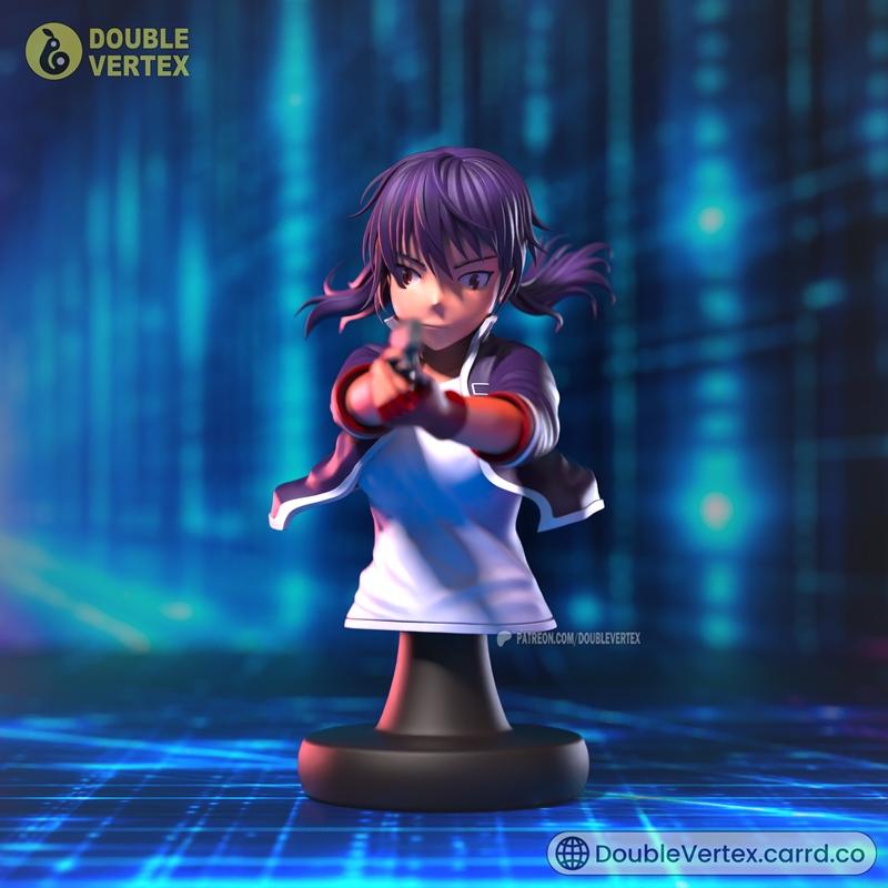 双顶点 - 乌泽诺南 - EX-ARM 身体模型 3D打印版|Double Vertex – Uezono Minami – EX-ARM Bust – 3D Print Model STL