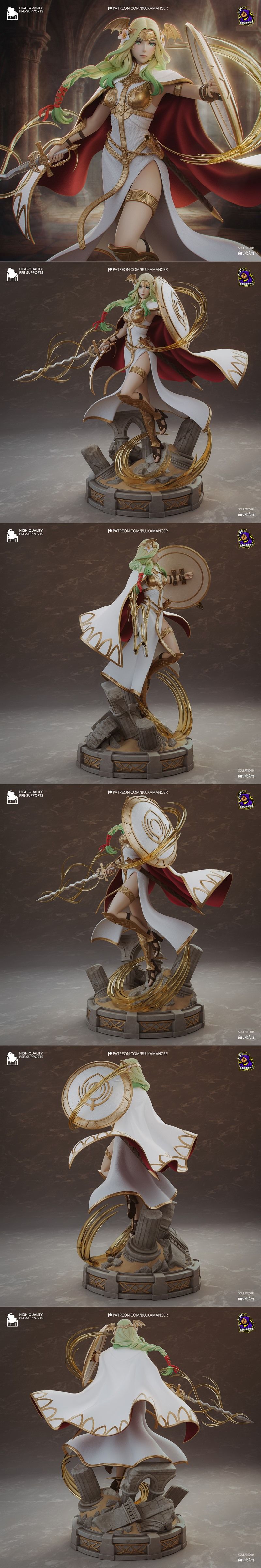 Bulkamancer sculpting - 圣瑟罗斯 - 3D打印模型|Bulkamancer Sculpts – Saint Seiros – 3D Print Model STL