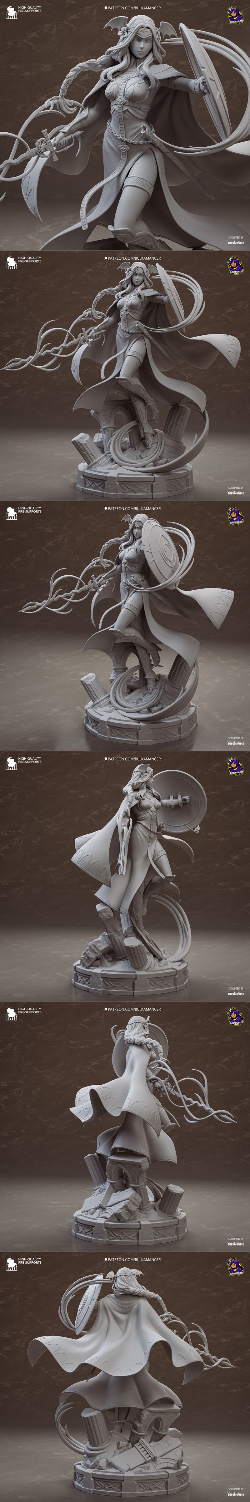 Bulkamancer sculpting - 圣瑟罗斯 - 3D打印模型|Bulkamancer Sculpts – Saint Seiros – 3D Print Model STL