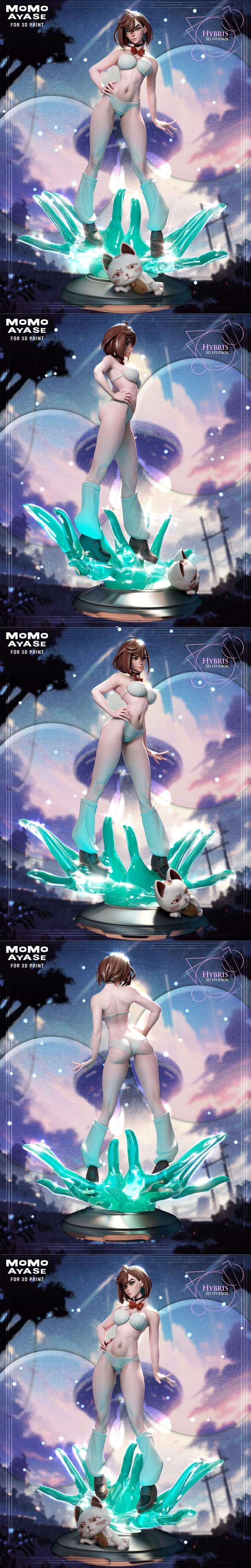 Hybris Studios - 《Momo Ayase》3D打印模型 STL|Hybris Studios – Momo Ayase – 3D Print Model STL