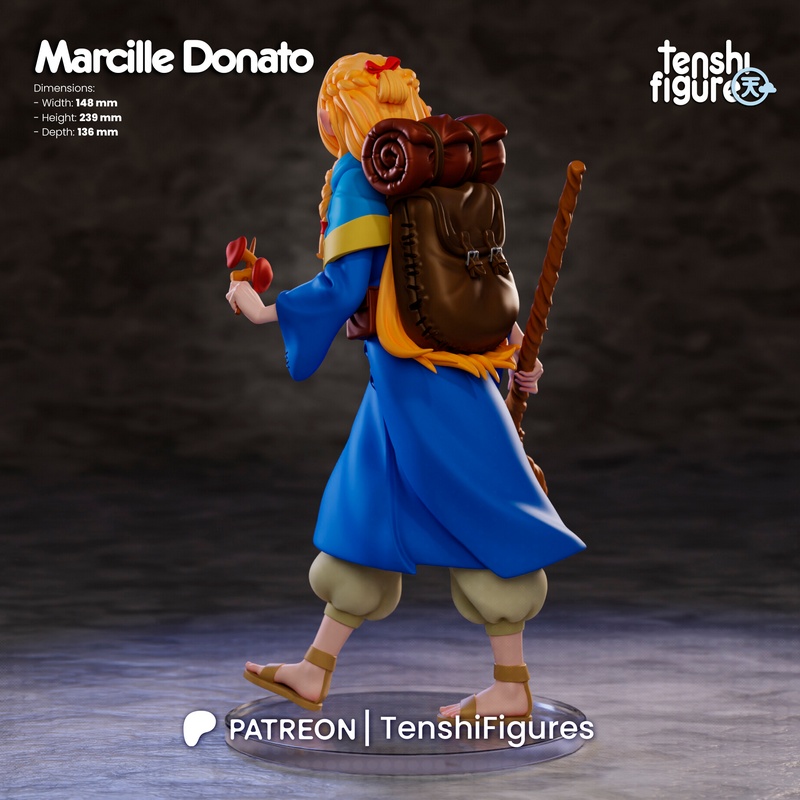 Tenshi Figures - 马基丽·多纳托 - 魔法食堂 3D打印模型|Tenshi Figures – Marcille Donato – Dungeon Meshi – 3D Print Model