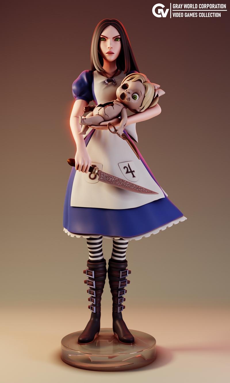麦基斯艾丽丝 3D打印模型|McGee’s Alice – 3D Print Model STL
