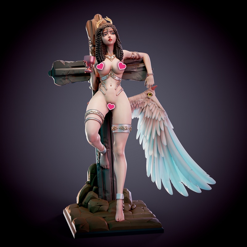 Chagarin 伊ris 落魄天使 3D打印模型|Chagarin – Iris – Fallen Angel – 3D Print Model