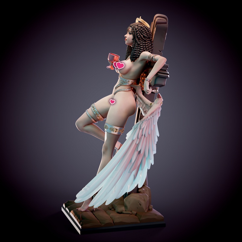 Chagarin 伊ris 落魄天使 3D打印模型|Chagarin – Iris – Fallen Angel – 3D Print Model