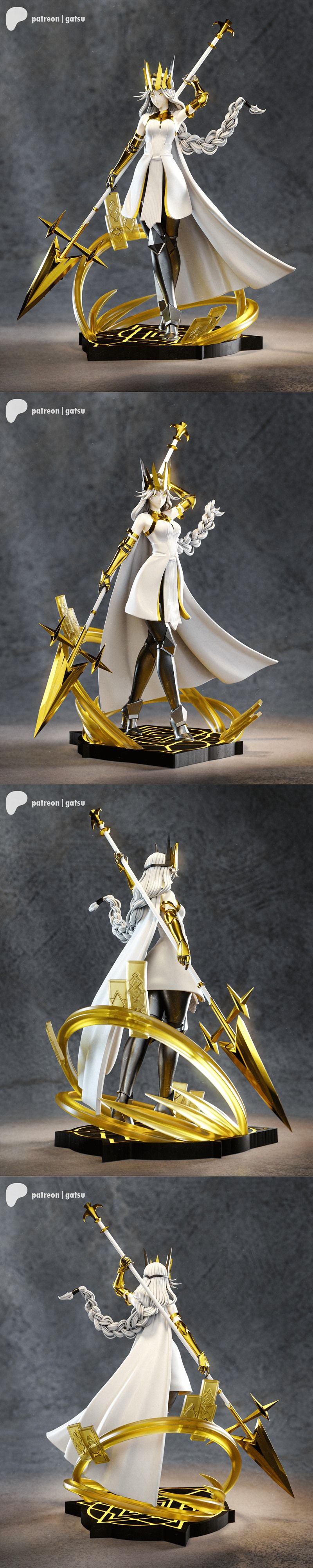 Gatsu Studios《英雄女帝》3D打印模型|Gatsu Studios – Heroic Empress – 3D Print Model STL