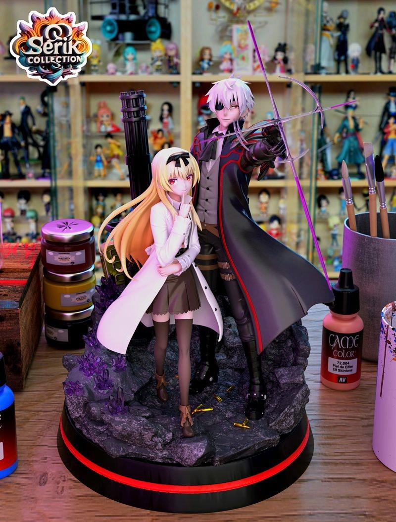 塞尔克收藏 - 透魔之月与平成迪奥拉拉 - 3D打印模型|Serik Collection – Arifureta Yue & Hajime Diorama – 3D Print Model STL