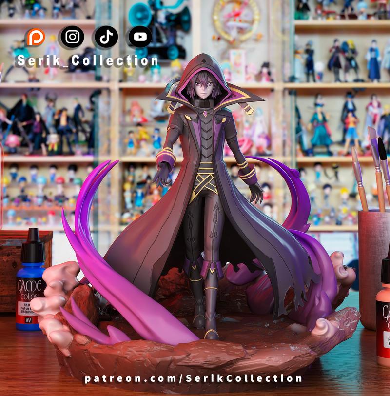 Serik Collection - 《影之尊贵》Cid Kagenou 3D打印模型|Serik Collection – Cid Kagenou The Eminence in Shadow – 3D Print Model STL