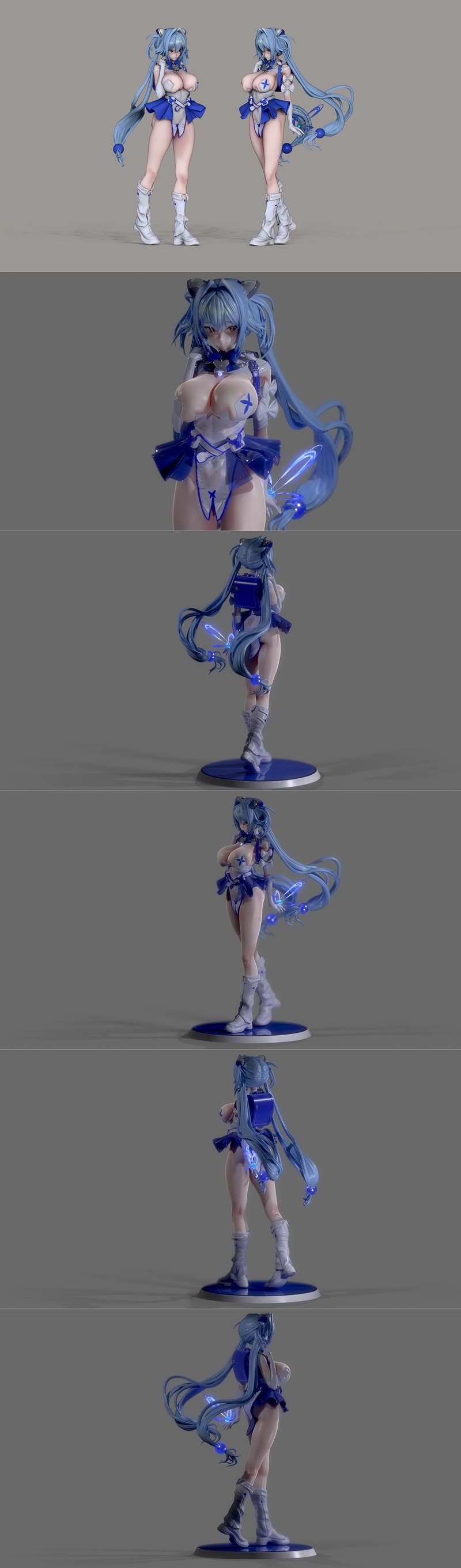 Gretel胜利女神 Nikke 3D打印模型|Gretel – Goddess of Victory Nikke – 3D Print Model STL