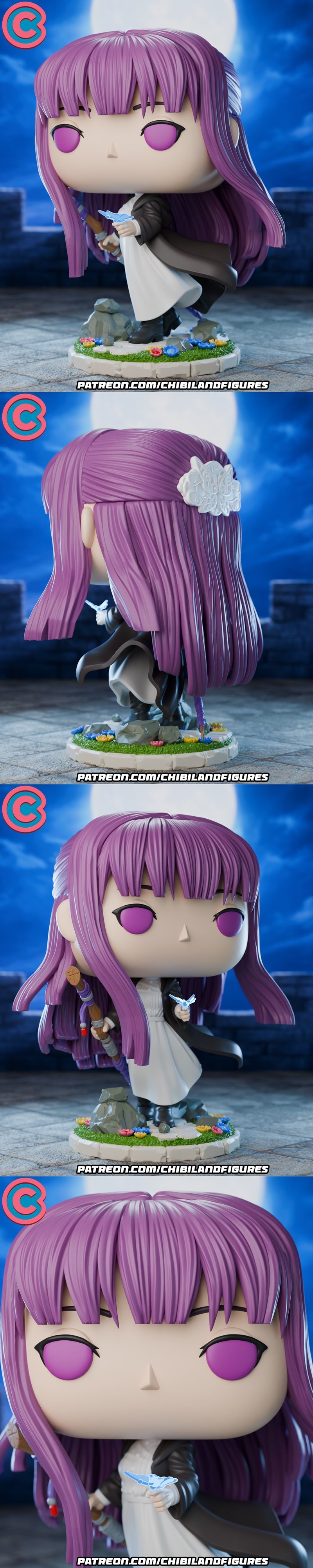 芙恩3D打印模型|Chibi Land Figures – Fern Funko – 3D Print Model STL