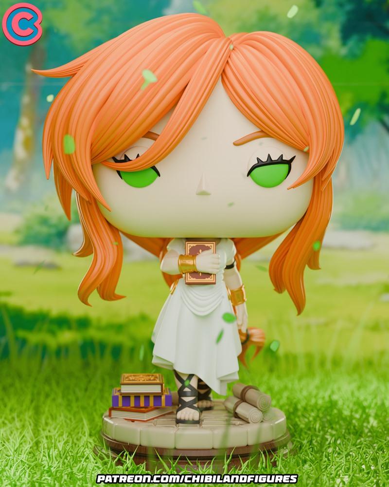 火焰风格Chibi萌系3D打印模型|Chibi Land Figures – Flamme Funko – 3D Print Model STL