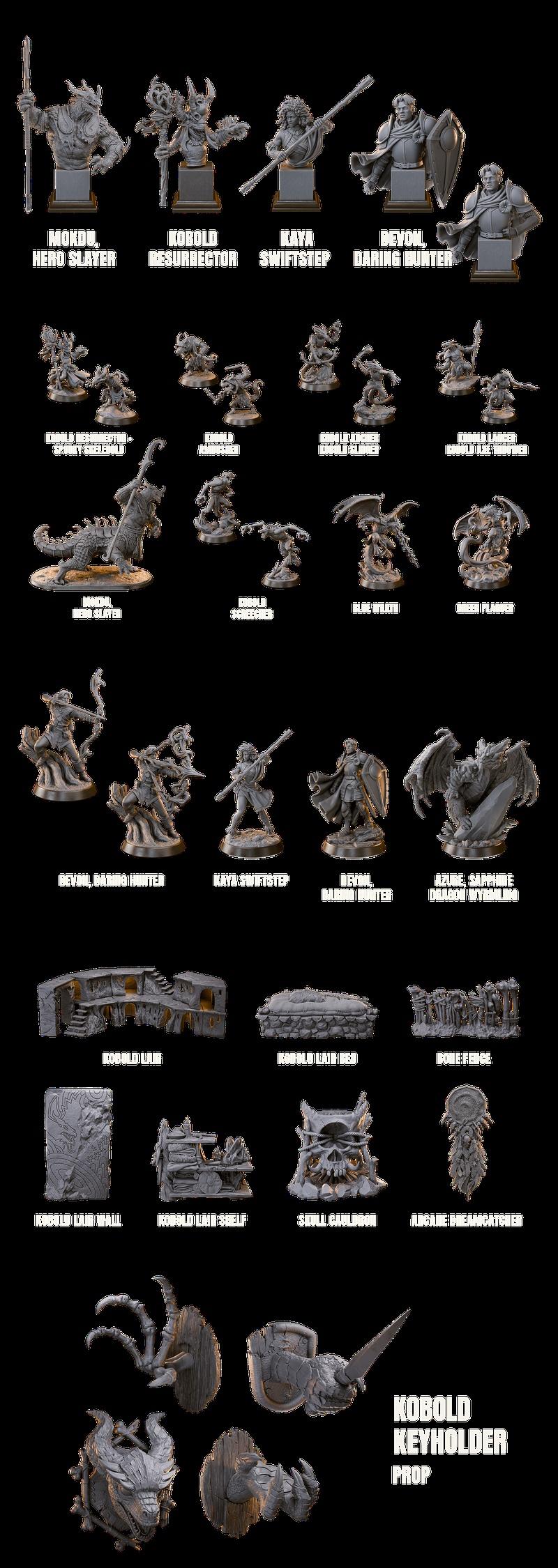 洛特工作室 - 矮人洞穴 - 3D打印模型|Loot Studios – Kobold Caves January 2026 – 3D Print Model STL