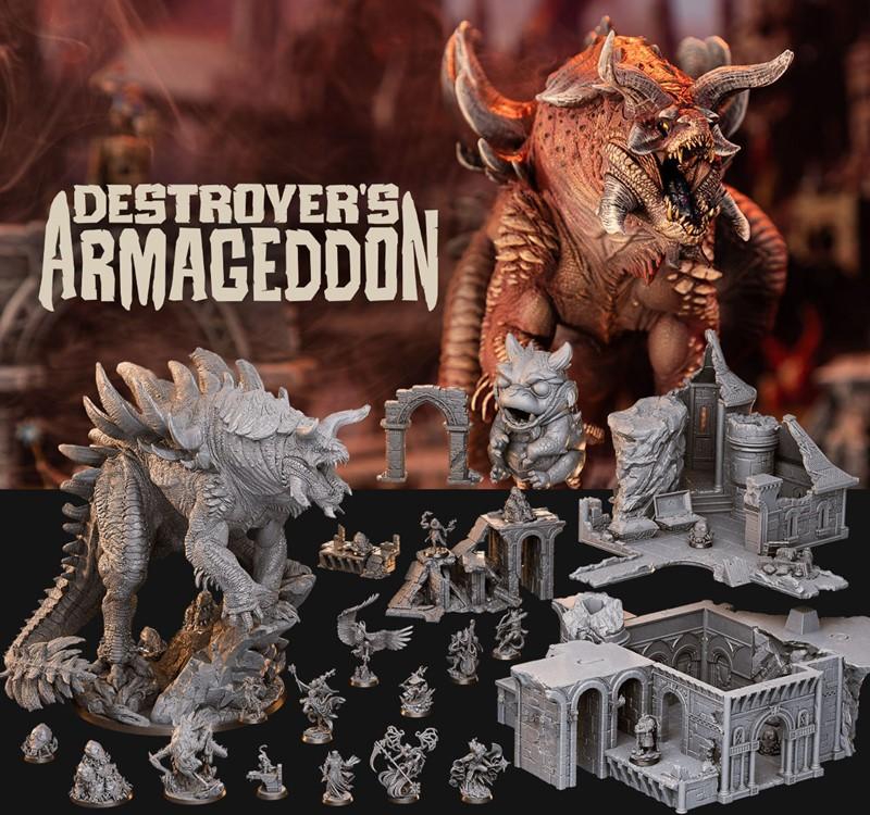 洛特工作室 - 阿瓦隆之战 2025 - 破坏者3D打印模型|Loot Studios – Destroyers Armageddon December 2025 – 3D Print Model STL