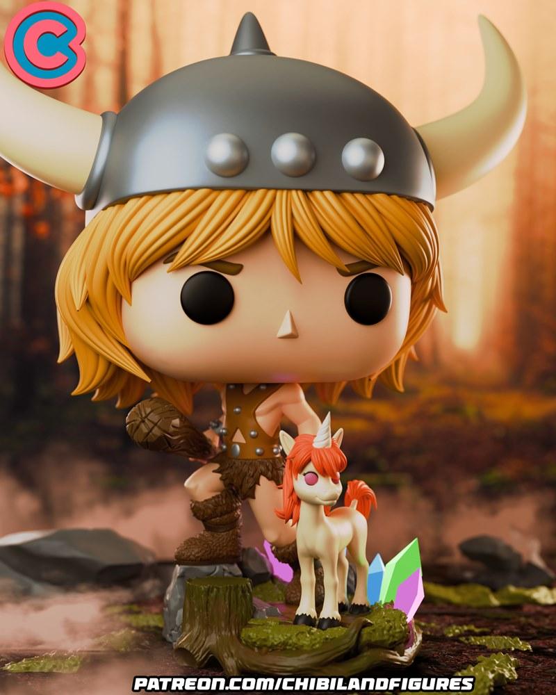 Chibi风格萌系角色3D打印模型|Chibi Land Figures – Booby Funko – 3D Print Model STL