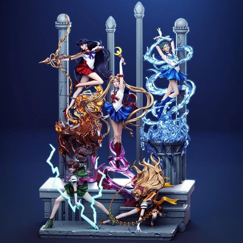 CA 3D Studios - 《美少女战士》立体模型打印件|CA 3D Studios – Sailor Moon Diorama – 3D Print Model STL