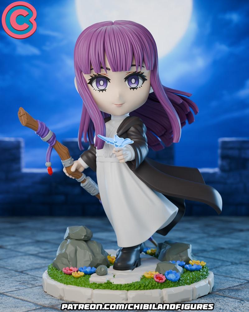 小精灵模型-费恩3D打印雕塑|Chibi Land Figures – Fern Chibi – 3D Print Model STL